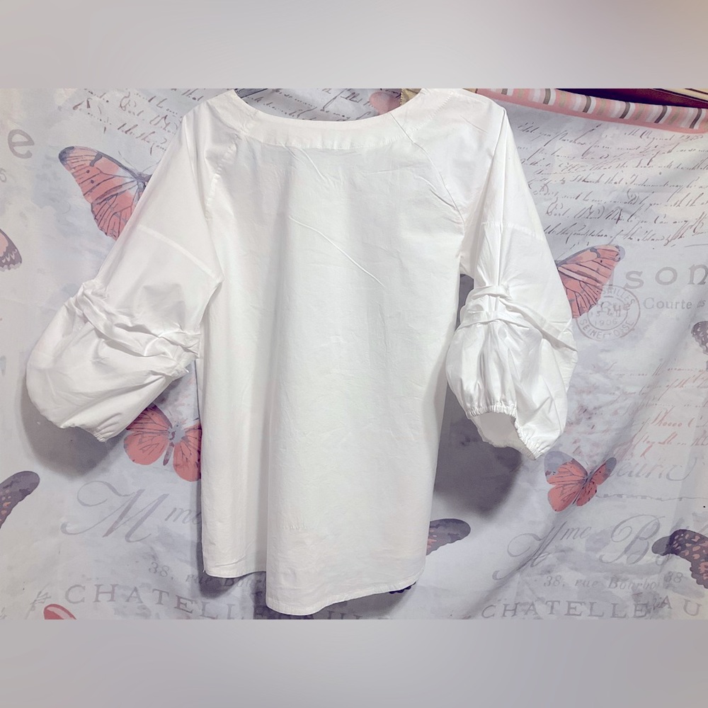 Kaktus white blouse size large